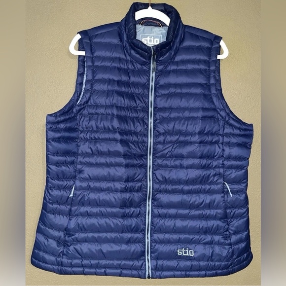 Stio Jackets & Blazers - Stio Pinion Down Puffer Blue Vest